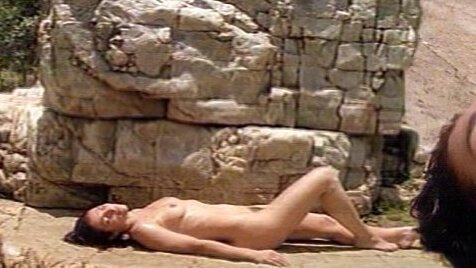 Caroline Berg Nude as Eva. Breasts, Bush, black hair, hairy bush. 599522