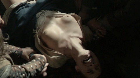Annelise Hesme Nude in Inquisitio. Breasts, fully clothed men, nude. 713032