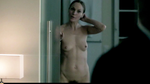 Jeanette Hain Nude in Tatort. Breasts, Bush, brunette, hairy bush. 719992