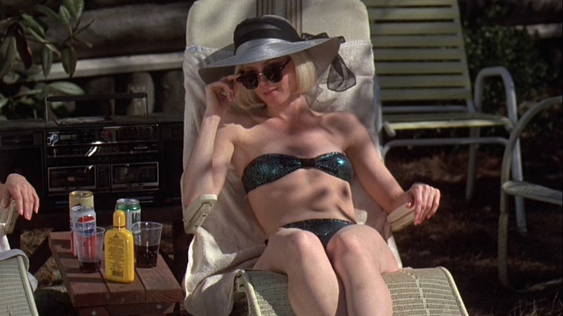 Hottest Susan Jennifer Sullivan Scene in Friday the 13th Part VII: The New Blood. Bikini, SFW, black bikini. 583124