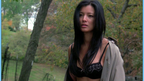 Kelly Hu in Law & Order: Special Victims Unit (1999-2023) Underwear Asian Black Bra 655632