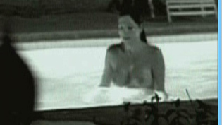 Seana Ryan Nude as Woman in Pool. Breasts, black and white, nude. 533834
