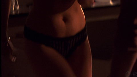 Kristen Miller in Dexter (2006-2013) Underwear Black Panties Classroom 701067