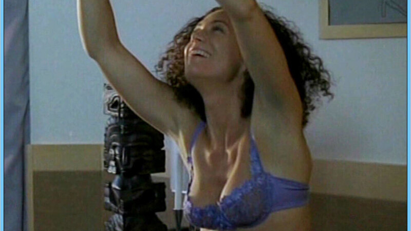 Sexiest Barbara Wussow Scene in Mord an Bord. Underwear, SFW, black hair. 607759