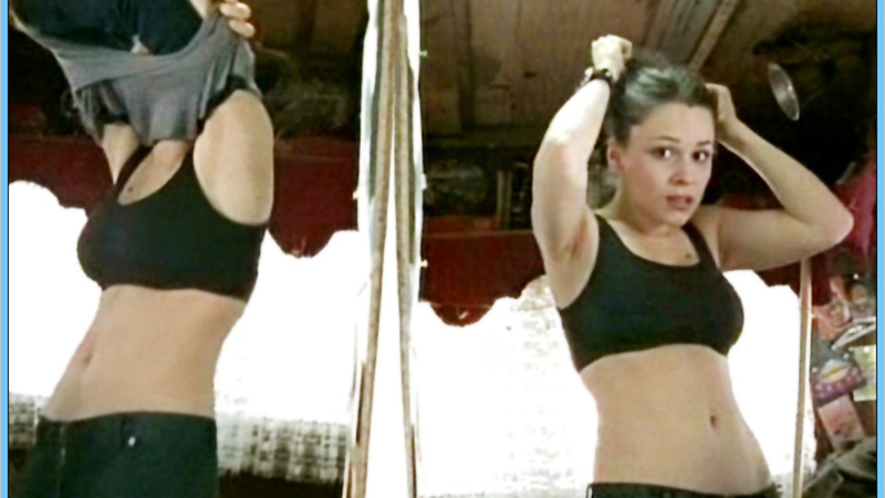 Hottest Jenny Schrader Scenes. Underwear, SFW, black sports bra. 614235