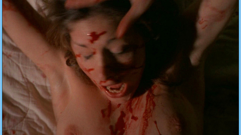 Gina Morett Naked as Woman in shower. Breasts, bloody, brunette. 600297