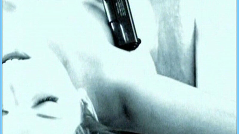 Ivonne Schönherr Nude as Emilia. Breasts, black and white, gun. 628202