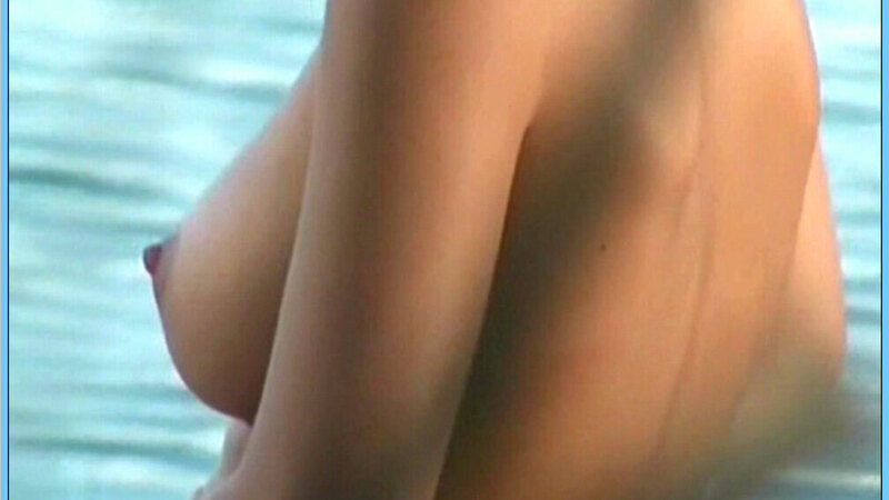Ivonne Schönherr Nude as Eva Roth. Breasts, hard nipples, left breast. 659882