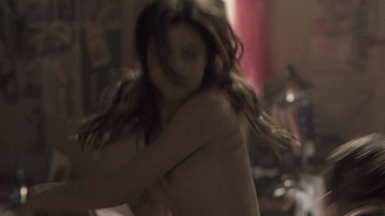 Natassia Malthe Naked in Chaos. Breasts, Action, brunette. 676459