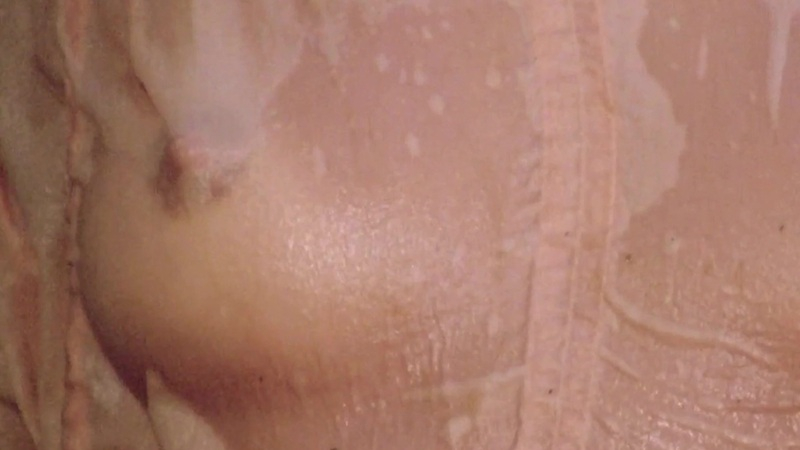 Sexiest Susan Hahn Scene in Massacre in Dinosaur Valley. Sexy, breasts through wet shirt, sheer top. 540121