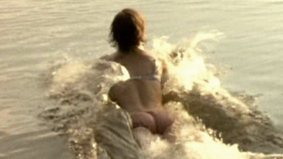 Hottest Mira Bartuschek Scene in Ganz und gar. Underwear, brunette, butt peeking out. 606986