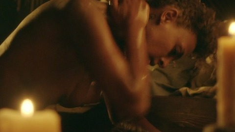 Dennenesch Zoudé in Götz von Berlichingen (2014) Breasts Bent Over Black Curly Hair 758880