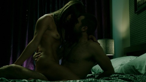 Ivana Miličević Nude as Anastasia / Carrie Hopewell. Breasts, couple in bed, in bed. 755102