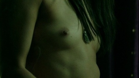 Anastasia / Carrie Hopewell from Banshee Naked. Breasts, bangs, black lace panties. 755105
