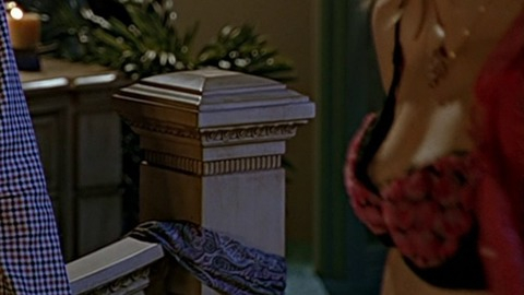 Elizabeth Banks in The 40-Year-Old Virgin (2005) Breasts Sexy Underwear Bed Room Blond 789402