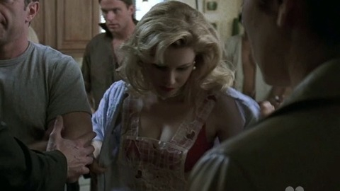 Sexiest Elizabeth Banks Scene in Law & Order: Special Victims Unit. Underwear, SFW, blonde. 738817