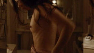 Nora Tschirner Naked in Keinohrhasen. Breasts, bathroom, brunette. 649339