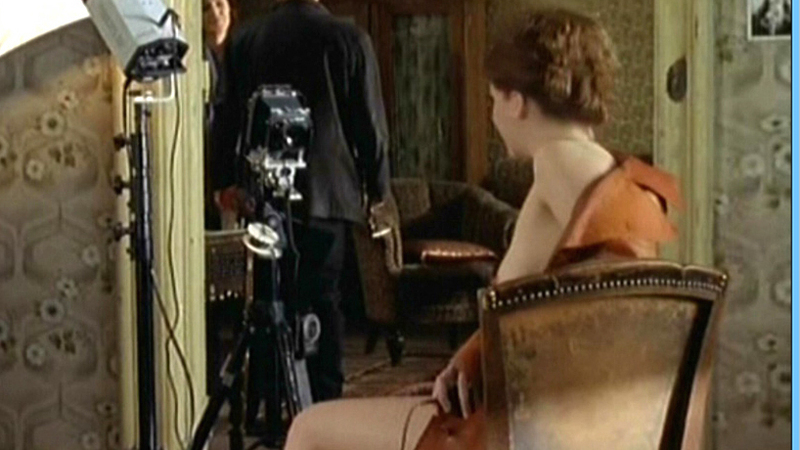Saskia Schwarz Naked as Peggy. Breasts, nude, open jacket. 539433