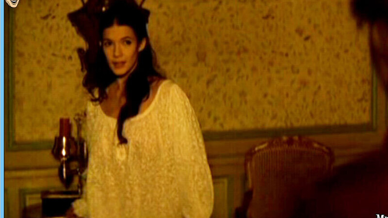 Il ne faut jurer de rien's Sexiest Scenes with Mélanie Doutey. Sexy, breasts through nightgown, brunette. 633246