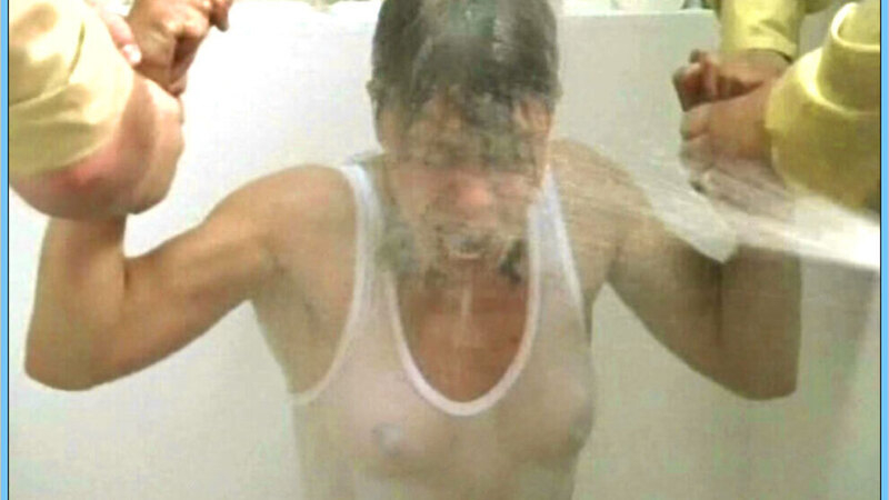 Hottest Anneke Kim Sarnau Scene in Die Hoffnung stirbt zuletzt. Sexy, breasts through wet shirt, sprayed with water. 565004