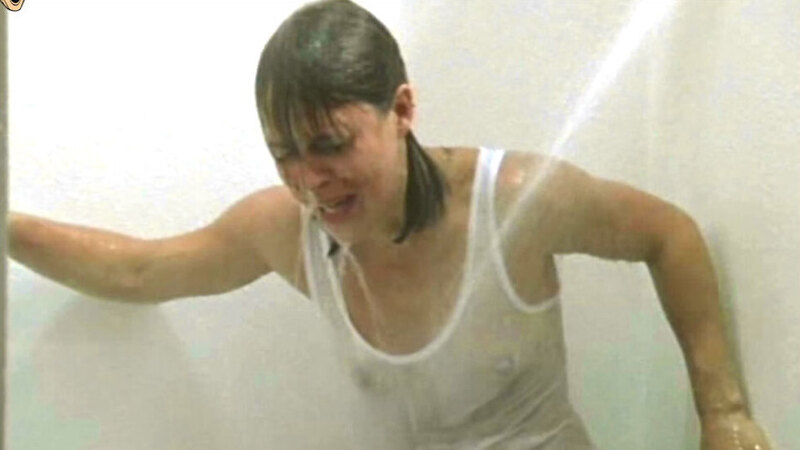 Hottest Corinna Safranski Scenes. Sexy, breasts through wet shirt, brunette. 565005