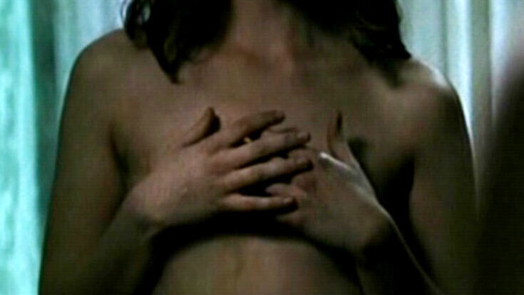 Sexiest Marie Zielcke Scene in Noch einmal lieben. Sexy, brunette, hands on breasts. 632125