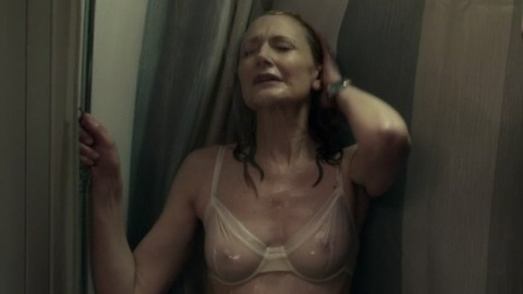 Patricia Clarkson in October Gale (2014) Sexy Underwear Nude See Through Bra 757411