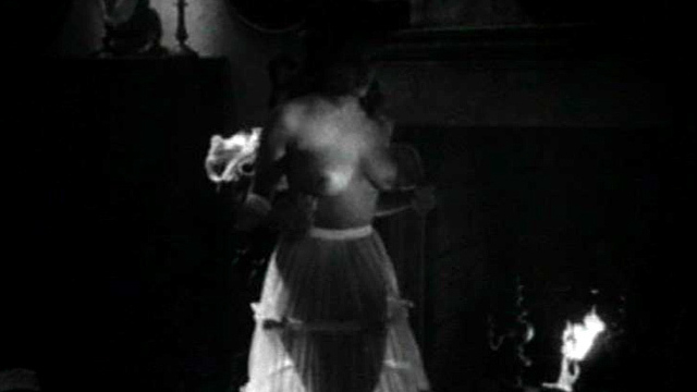 Silvia Sorrente Nude as Elsi. Breasts, big breasts, black and white. 601514