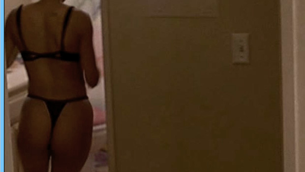 Hottest Ebony Scenes. Underwear, Black, back exposed. 571239