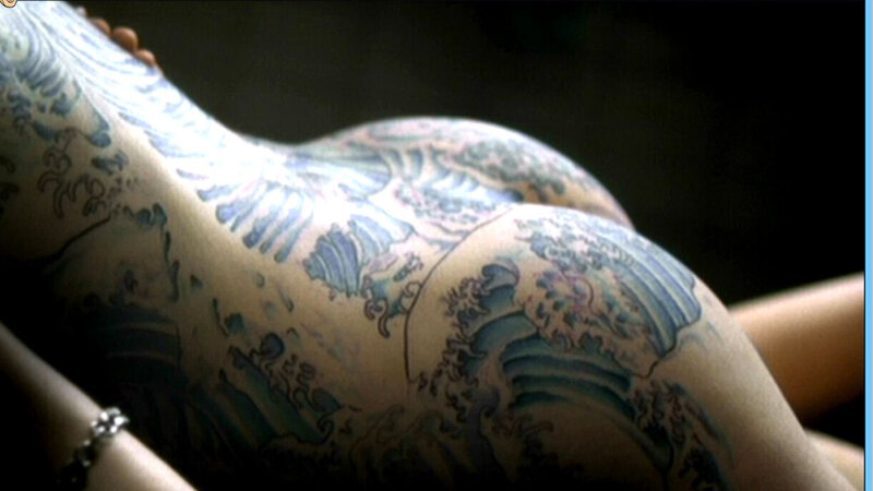 Nadeshda Brennicke Nude in Tattoo. Butt, back exposed, butt close-up. 602560