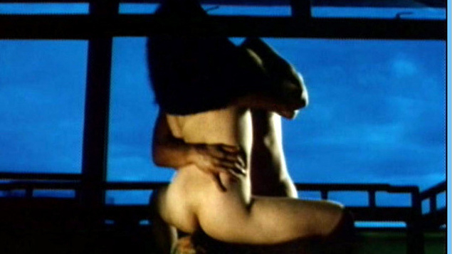 Hayley Man Naked in Erotique. Butt, couple, face in breasts. 534853
