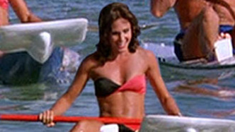Hottest Erin Gray Scene in Magnum, P.I.. Bikini, SFW, abs. 659264