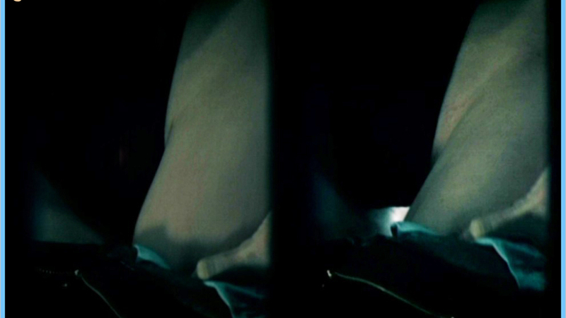 Hottest Kathrin Kühnel Scene in Be.Angeled. Underwear, black panties, crotch close-up. 616700