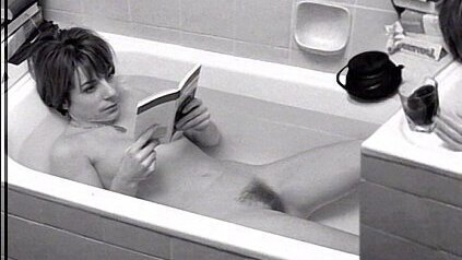 Hannelore Hoger Nude as Leni Peickert. Breasts, Bush, black and white, brunette. 601892