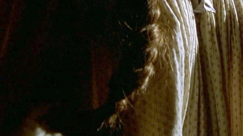 Hellraiser: Bloodline's Sexiest Scenes with Charlotte Chatton. Sexy, brunette, hair in ponytail. 647490