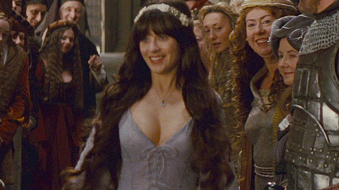 Hottest Zooey Deschanel Scene in Your Highness. Sexy, SFW, brunette. 699332