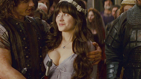 Zooey Deschanel in Your Highness (2011) Sexy Brunette Cleavage 699330