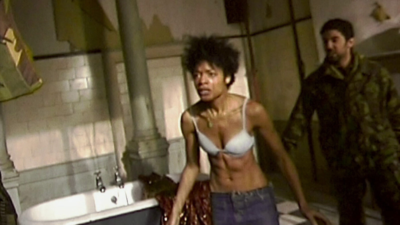 Sexiest Naomie Harris Scene in 28 Days Later.... Sexy, Underwear, Black, SFW. 796363