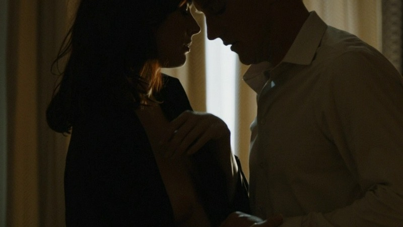 Alexandra Breckenridge Nude in Zipper. Breasts, brunette, couple. 774700