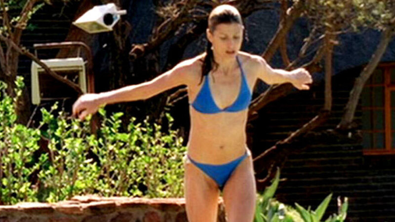Sexiest Amy Newman Scenes. Bikini, SFW, blue bikini. 641314