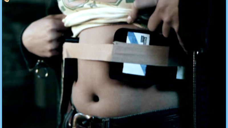 Sexiest Anna Bertheau Scene in Wie Feuer und Flamme. Sexy, stomach, stuff strapped to stomach. 603019