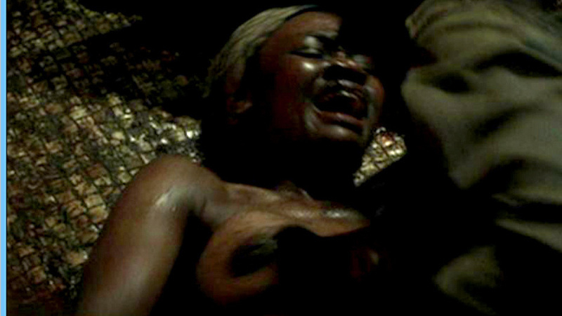 Allison Dean Nude as Victim. Breasts, Black, head scarf. 603932