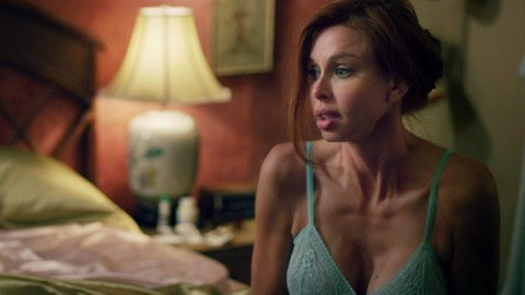 Rebekah Chaney in Reach Me (2014) Sexy Bedroom Blue Lingerie 755312