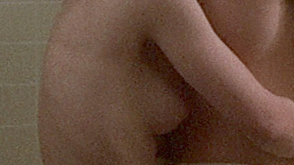 Brooke Mills Nude as Tyler's girlfriend. Breasts, bathroom, guy shaving. 793526