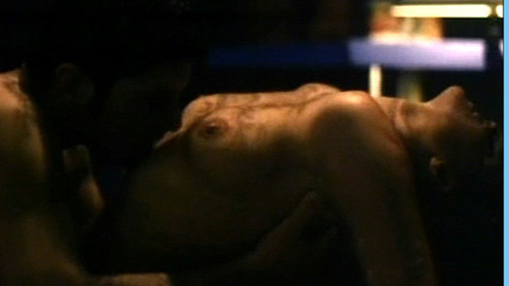 Alexandra Woodward Nude as Monica Velez. Breasts, arched back, couple. 604916