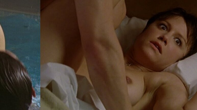 Chloe Howman Nude in Life Begins. Breasts, brunette, collage. 711088