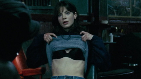 Sexiest Scenes of Angie Gennaro from Gone Baby Gone. Underwear, black bra, flashing bra. 936041