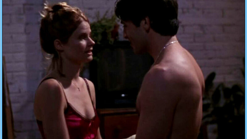 Hottest Joelle Carter Scene in Just One Time. Sexy, SFW, red nightgown. 647180
