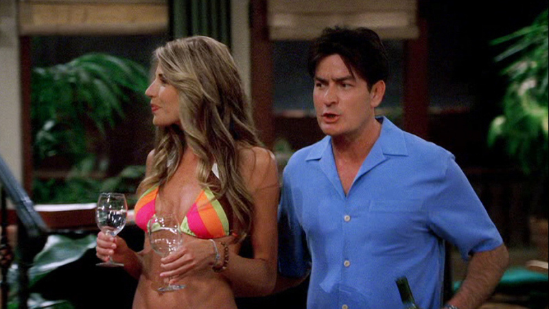 Sexiest Scenes of Gretchen from Two and a Half Men. Bikini, SFW, blonde. 673199