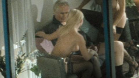 Nudes of Hooker #2 from The Shaft. Breasts, FFM, black stockings. 821898